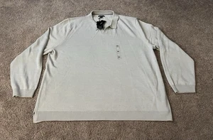 Alfani Mens 3XL Merino Wool Blend V-Neck Collar Sweater NWT Retail $85 - Picture 1 of 10