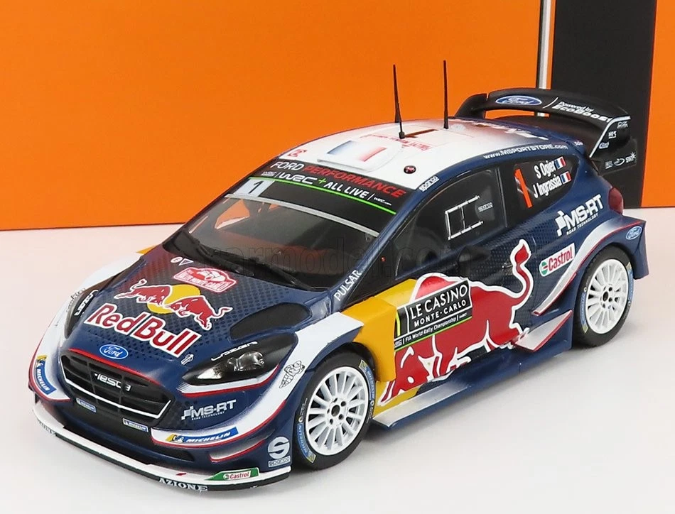 1/24 IXO-MODELS - FORD ENGLAND - FIESTA WRC RED BULL N 1 WINNER RALLY 24RAL014A - Immagine 1 di 1