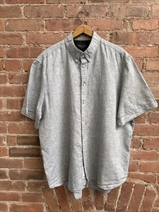 Rag & Bone Men's Shirt, Sz XXL, Gray Linen/Cotton Medley, USA - Picture 1 of 10
