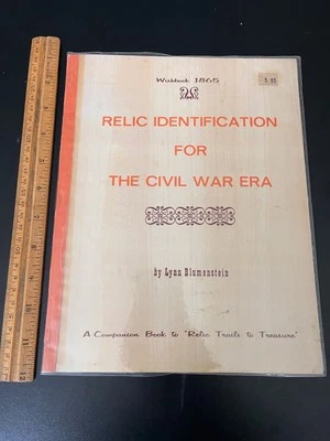 Livro de referência identificação de relíquia para a era da Guerra Civil Lynn Blumenstein 1968 - Imagem 1 de 4