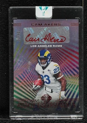 2020 Panini Illusions Rookie Endorsements Red /50 Cam Akers #RE12 Auto RC - Image 1 of 2