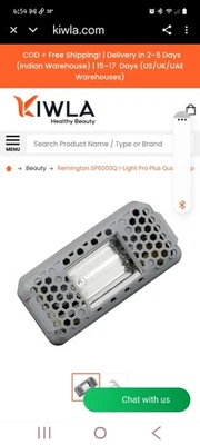 Cartucho de repuesto de cuarzo Remington SP6000Q I-Light Pro Plus, gris Foto 1 de 2