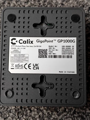 Calix GigaPoint GP1000G Optical Network Termination (ONT) Fiber Broadband - Image 1 of 3