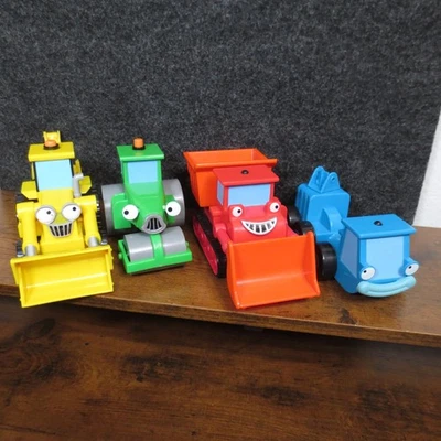 Bob The Builder 2001 Talking Construction Vehicles Vintage Hasbro Toys Trucks - Image 1 of 4