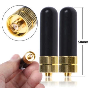 2pcs SRH805S SMA-F Female Dual Band Antenna for Baofeng GT-3 UV-5R BF-888s Radio - Zdjęcie 1 z 8