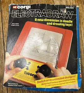 CORGI ELECTRADRAW M6395 WITH TEMPLATES - Not Working - Picture 1 of 15