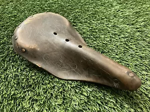 Ideale 41 Vintage Saddle Retro Leather Eroica Road French Classic Road Bike - Picture 1 of 9
