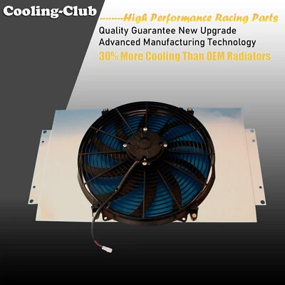 KKS Radiator Shroud+16" Fan Fit 64-68 Chevrolet El Camino Bel Air Caprice Impala Foto 1 de 4