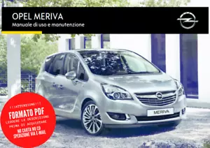 Libretto manuale istruzioni uso e manutenzione in PDF Opel Meriva B - Foto 1 di 4