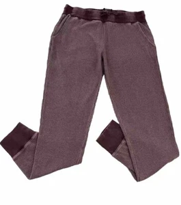 Joggers termici Zyia Active donna Don’t Wake Me maglia waffle viola taglia XL - Foto 1 di 9