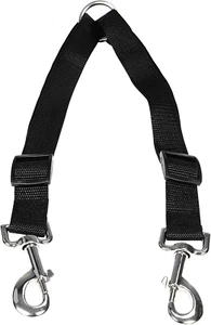 No Tangle Dog Leash Coupler Dual Double Dog Adjustable Splitter Lead Durable - Picture 1 of 9
