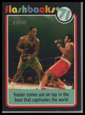 Frazier Comes Out on Top.. - 2020 Topps Heritage  Flashbacks '71 #NF-6 - Image 1 of 2