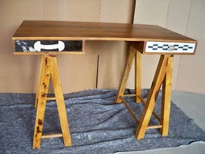 Mangoholz Schreibtisch Sekretär 120 x 60 cm Gutmann Factory UNIKAT - Bild 1 von 9