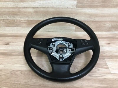 BMW E70 E71 X5 X6 OEM VOLANTE DELANTERO CUERO NEGRO 2007-2010 Foto 1 de 4