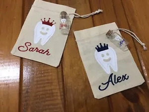 Personalised Tooth Fairy Bag And Jar - Picture 1 of 1
