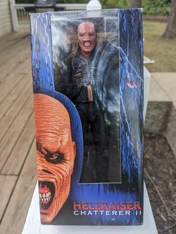 neca chatterer hellbound tape damage to back of box. But very rare Cover