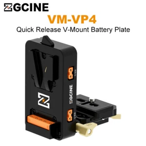 ZGCINE VM-VP4 Quick Release V-Mount Battery Plate V-Lock for DSLR Camera Tripod - Photo 1 sur 8