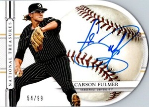 2015 Panini National Treasures Signature Die-Cuts Carson Fulmer /99 Autograph #5