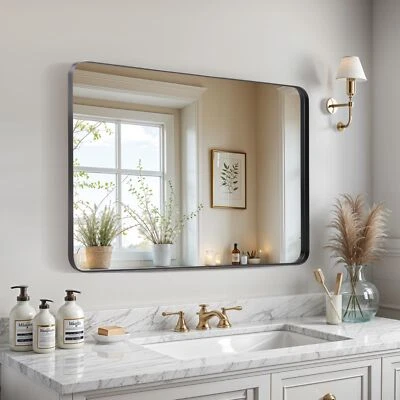 Bathroom Mirrors 30" x 40" Modern Decorative for Restroom Farmhouse - Image 1 of 4