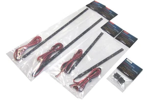 Kit de tira de luz LED roja 12v. Flexible (2) 9" (2) 15" (2) encendido/apagado sw - autoadhesivo - Imagen 1 de 2
