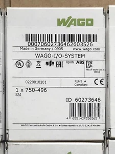 Neu WAGO 750-496 750496 SPS Modul im Karton - Bild 1 von 1