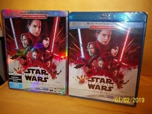 Star Wars: The Last Jedi (Blu-ray Disc, Includes Digital Copy) NEW STILL SEALED - Foto 1 di 2