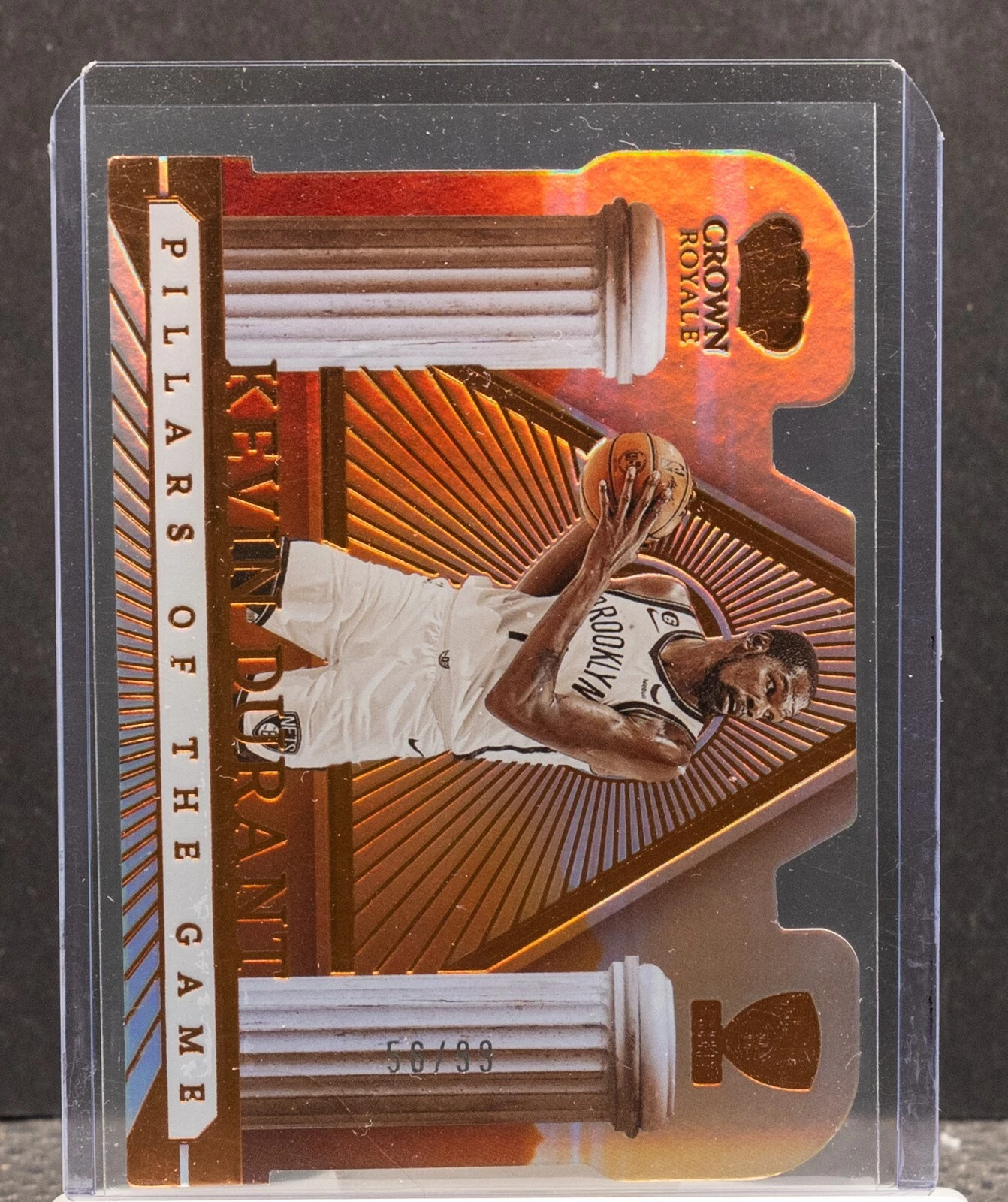 Kevin Durant 2022-23 Crown Royale 3 Pillars of the Game 56/99 Nets HW17