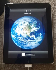 Apple iPad 1st Gen. 64GB, Wi-Fi + Cellular (Unlocked), 9.7in - Silver - Picture 1 of 12