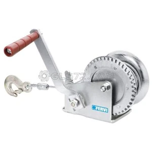 ARGANO PARANCO VERRICELLO MANUALE ZINCATO ROCCHETTO CAVO 10M 500KG FERVI 0070/C - Foto 1 di 1