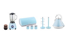 SQ Pro.Toaster, Kettle,Bread bin & Mug Tree Set or single piece (Sky Blue)