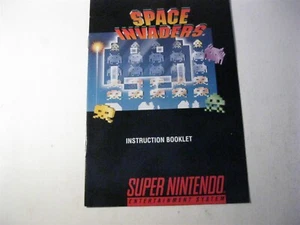 Space Invaders Super Nintendo SNES nur Anleitung - Bild 1 von 2