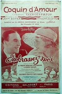 Partition alt partitur sheet music = Milton - Coquin d'amour - Picture 1 of 2