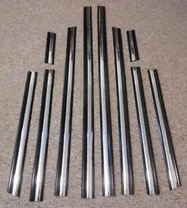 1992-1996 FORD F150 F250 F350 PRECORTADO CUERPO MOLDEO LATERAL CABINA EXTENDIDA CAMA LARGA - Imagen 1 de 3