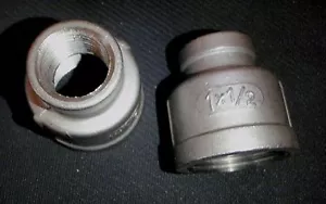 STAINLESS STEEL REDUCER COUPLING 1" x 1/2" NPT PIPE RC-100-050 - Picture 1 of 1