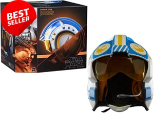 Black Series Carson Teva Premium Electronic Helmet – LED & Sound - Star World - Picture 1 of 12