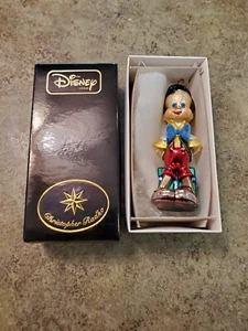 Ornamento Vetro Arte Natale Vintage Radko Disney Ltd Ed PINOCCHIO 6" - Foto 1 di 9