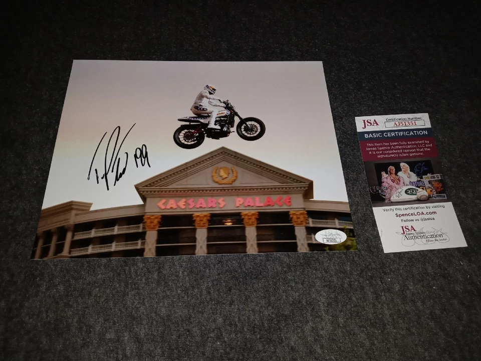 Travis Pastrana Firmado 8x10 Jsa Motor Cross X Games Nitro Circus Foto 1 de 1