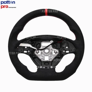 Real Alcantara W/heated Sport Steering Wheel For 14-19 Chevrolet Corvette C7 ZR1 - Picture 1 of 11