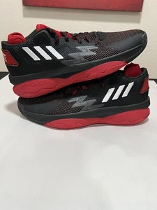 Adidas Dame 8 “NC State PE” Black/Red Men’s Size 12.5 Gz4481 - Picture 1 of 7