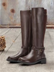 Women's knee-high boots size UK8.5 - Picture 1 of 6