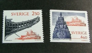 Sweden Stamp Scott# 1829-30 Wasa Nautical Museum & Man-of-War 1990 MNH L435 - Imagen 1 de 1