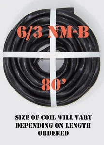 6/3 NM-B x 80' Southwire "Romex®" Electrical Cable - Picture 1 of 2