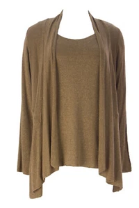 Miraclebody by Miraclesuit Mujer Metálico Dos Piezas Twin Set Talla Large Bronce - Imagen 1 de 3