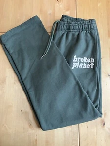 Pantalones deportivos Broken Planet verdes talla pequeña - Imagen 1 de 10