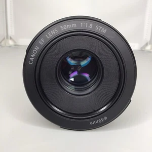 Canon EF Lens 50mm 1:1.8 STM Digital SLR Kamera Objektiv - Schwarz - Bild 1 von 5