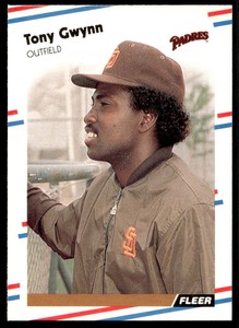 1988 Fleer 585 Tony Gwynn   San Diego Padres  Baseball Card