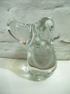 Pisapapeles retro vintage perro perro cristal transparente adorno años 70 - Imagen 1 de 5