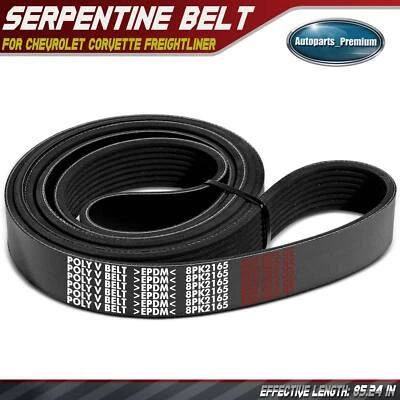 Cinturón serpentino 85,24" para Chevrolet Corvette Freightliner Kenworth Peterbilt Foto 1 de 4
