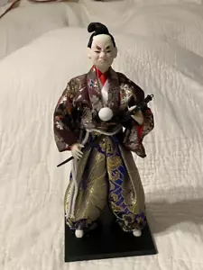 Japanese Samurai Statue Doll -Oriental Display Doll-Liten Craft-11" New in Box - Picture 1 of 5