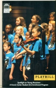 PLAYBILL - SPOTLIGHT ON YOUNG MUSICIANS AT KRAVIS CENTER - Picture 1 of 2